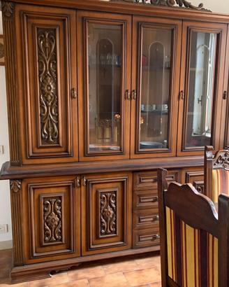 credenza e tavolo anni 70