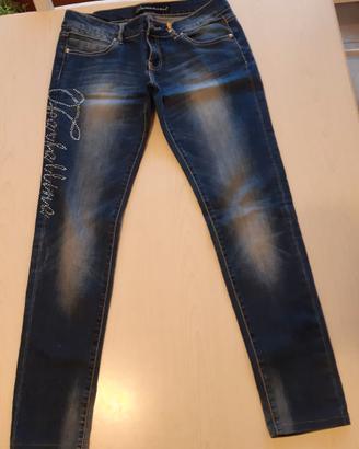 Pantaloni Jeans Farfallina