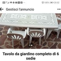 tavolo da giardino 