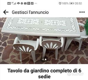 tavolo da giardino 