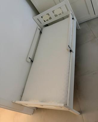Lettino IKEA 70x160 con 2 apondine e materasso