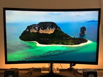 Monitor Samsung 24” curvo FHD 60hz Free Sync