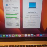 Macbook Pro 13" 2017 - 8GB - SSD NVMe 128GB