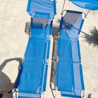 Lettini con parasole