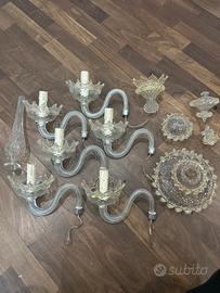 Ricambi lampadario di Murano