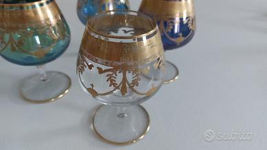 bicchieri cognac oro zecchino