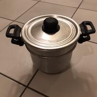 Cuocipasta in alluminio con colapasta