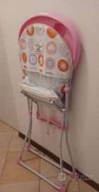 Seggiolone Giordani Rosa