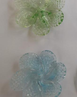 roselline in vetro di Murano