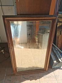 Specchio completamente in legno