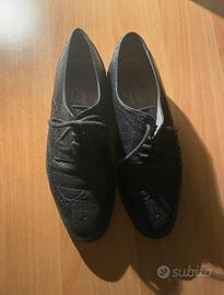 Moreschi - Scarpe stringate nere in pelle