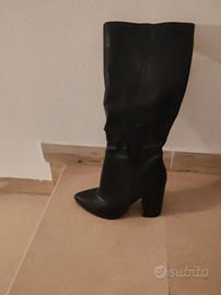stivale nero donna