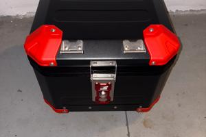 Bauletto alluminio nero 44lt Moto Guzzi V85TT