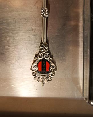 Cucchiaini souvenir da tè vintage con stemmi