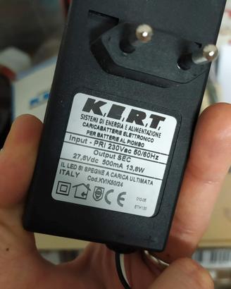 Caricabatterie per batterie al piombo 27,6 V