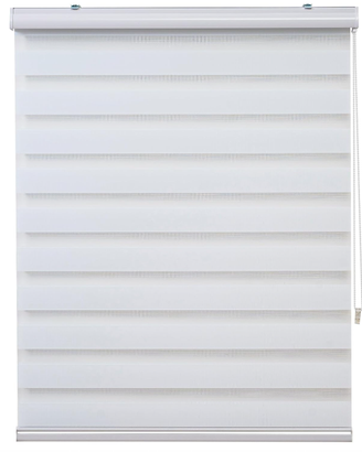 Tenda a Rullo Giorno e Notte bianco 40x130 - giras