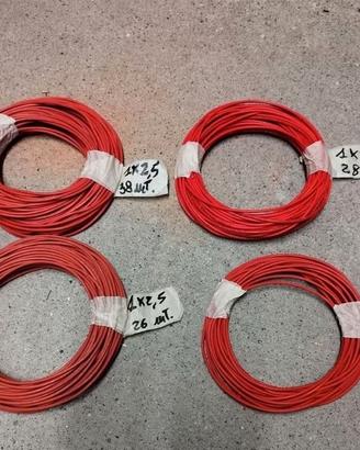 Cavo elettrico 1x2.5 mm² rosso