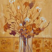 Set 2 Poster Floreale con Vaso