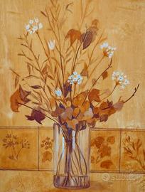 Set 2 Poster Floreale con Vaso