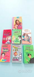 lotto di 7 libri per bambine/ragazzine