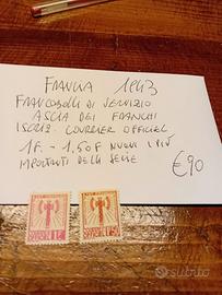 Francia due lotti di francobolli 