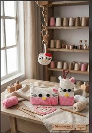 Set Hello Kitty Uncinett Pochette e Portaocchiali 