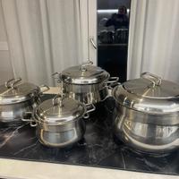 Batteria pentole Serafino Zani