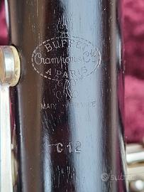 Da collezione! RARO CLARINETTO BUFFET CRAMPON C12
