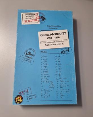 Antiquity prima edizione Splotter Spellen