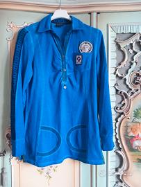 Polo tunica tipo denim francese Sportalm