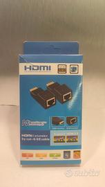 Extender HDMI 2.0 1080p 3D cavo CAT.6/6E 30m