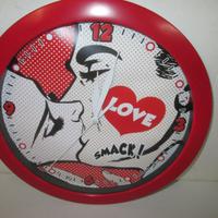 Orologio parete e tavolo e portafoto san valentino