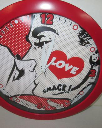 Orologio parete e tavolo e portafoto san valentino