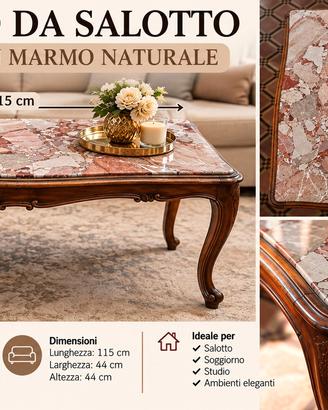 Elegante tavolino marmo