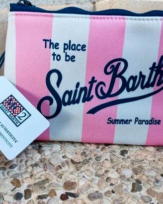 pochette MC2 saint barth righe rosa 