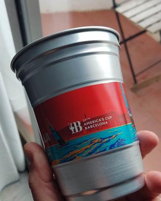 Bicchiere alluminio celebrativo 37 america's cup
