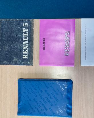 libretto uso di manutenzione Renault 5 GT turbo