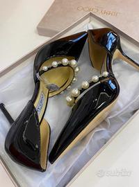 Scarpe con tacco alto Jimmy Choo con perle eu38