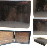 Portasigarette antico legno 1935 firmato