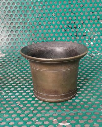 Mortaio antico in bronzo 