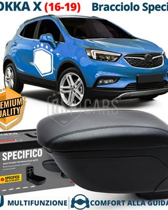 Bracciolo Per Opel Mokka X SPECIFICO in PELLE-PU