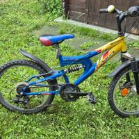 Bici bimbo biammortizzata (ruote del 20)