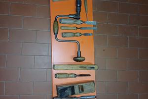 Attrezzi da falegname del secolo scorso