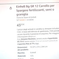 Spargi semi e fertllizzante per il prato.