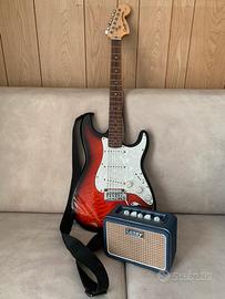 Fender Squire Stratocaster + Amplificatore Laney