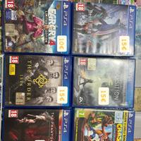 Lotto si vari giochi ps4, wii e wii u