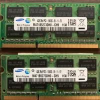 N.2 Ram Samsung M471B5273DH0-CH9 4Gb PC3-10600S