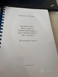 Libro Fisica 1 del politecnico di torino