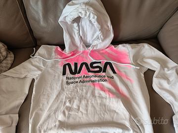 felpa bianca NASA 