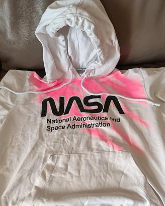 felpa bianca NASA 